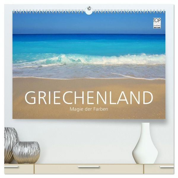 Produktbild: Griechenland &ndash;&nbsp;Magie der Farben (hochwertiger Premium Wandkalender 2026 DIN A2 quer), Kunstdruck in Hochglanz