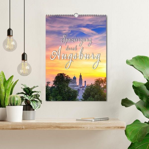 Produktbild: Spaziergang durch Augsburg (Wandkalender 2027 DIN A3 hoch), CALVENDO Monatskalender