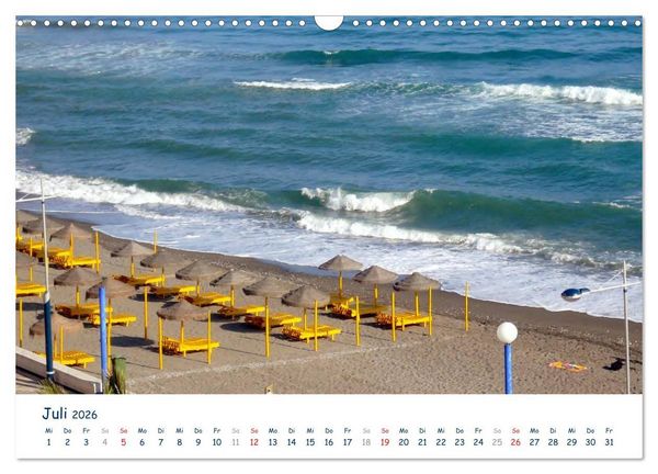 Produktbild: COSTA DEL SOL - Wellenspiel (Wandkalender 2026 DIN A3 quer), CALVENDO Monatskalender