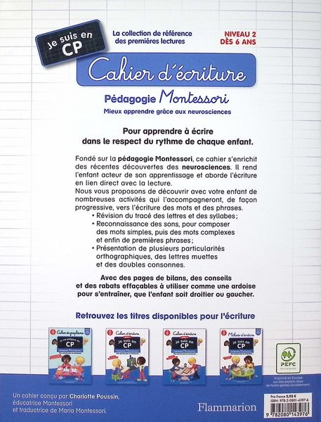 Produktbild: Cahier d'&eacute;criture, niveau 2, d&egrave;s 6 ans