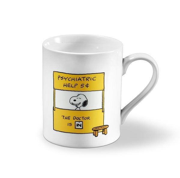 Snoopy Kaffeebecher Psychiatric Help