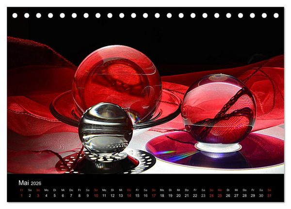 Produktbild: Licht und Glas - Neue Fotoimpressionen (Tischkalender 2026 DIN A5 quer), CALVENDO Monatskalender