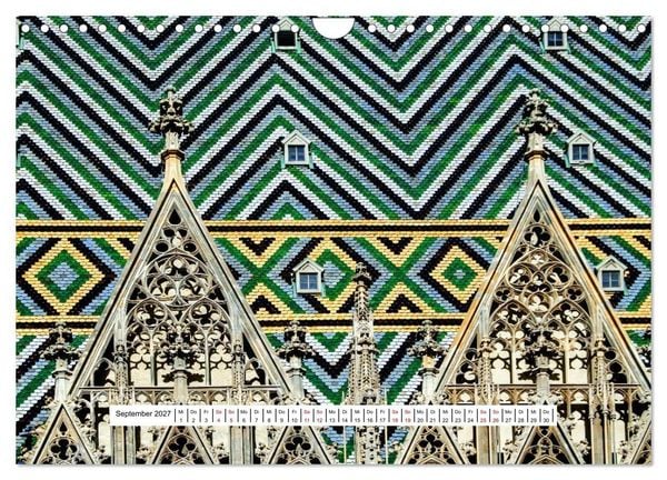 Produktbild: Wien Facettenreiche Metropole (Wandkalender 2027 DIN A4 quer), CALVENDO Monatskalender