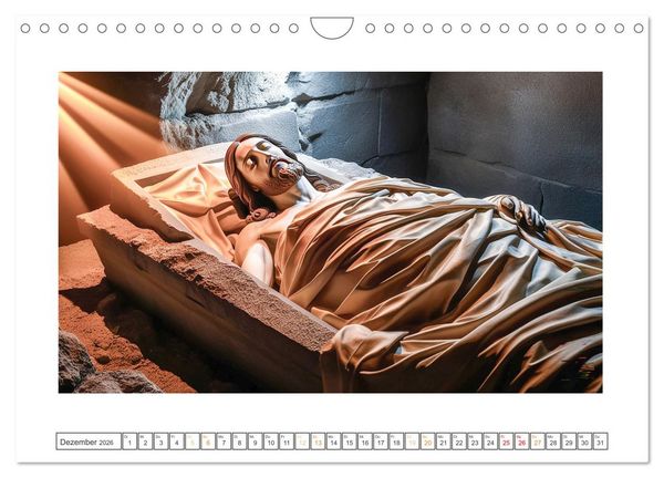 Produktbild: Durch das Jahr mit Jesus (Wandkalender 2026 DIN A4 quer), CALVENDO Monatskalender