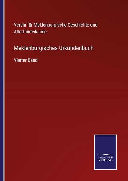 Produktbild: Meklenburgisches Urkundenbuch