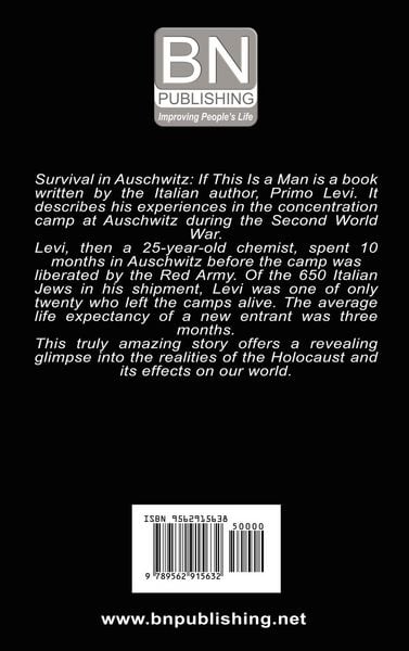 Produktbild: Survival in Auschwitz