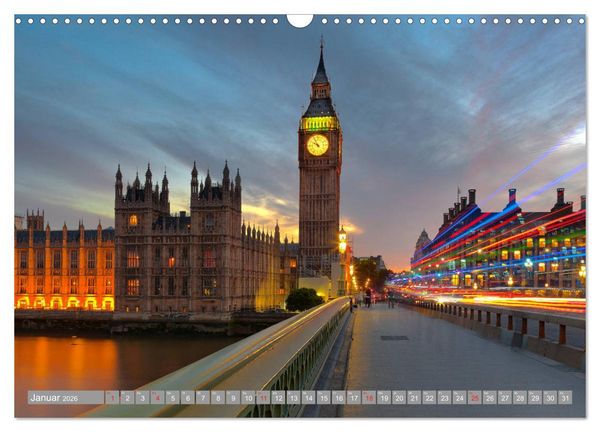Produktbild: London Sehensw&uuml;rdigkeiten (Wandkalender 2026 DIN A3 quer), CALVENDO Monatskalender