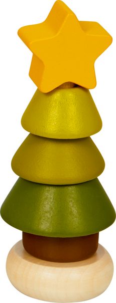 Produktbild: Holz-Stapelfigur - Wintertiere im Weihnachtswald, sort.i.D.