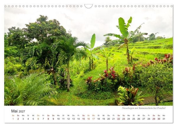 Produktbild: Impressionen einer Reise durch Bali (Wandkalender 2027 DIN A3 quer), CALVENDO Monatskalender