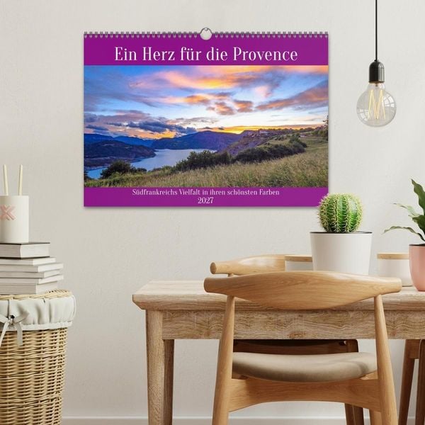 Produktbild: Ein Herz f&uuml;r die Provence (Wandkalender 2027 DIN A3 quer), CALVENDO Monatskalender