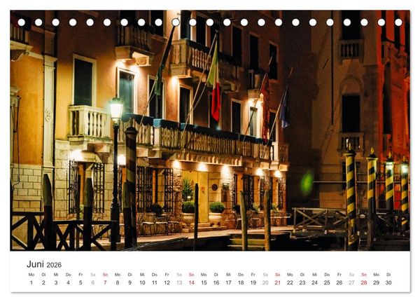 Produktbild: Das stille Venedig (Tischkalender 2026 DIN A5 quer), CALVENDO Monatskalender