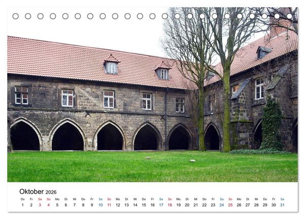 Produktbild: Die Stra&szlig;e der Romanik (Tischkalender 2026 DIN A5 quer), CALVENDO Monatskalender