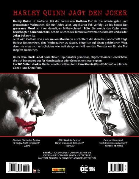 Produktbild: Joker/Harley: Psychogramm des Grauens (Sammelband)