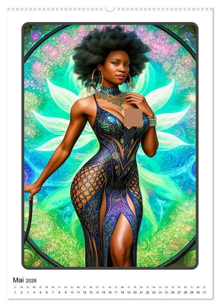 Produktbild: Modefantasien (Wandkalender 2026 DIN A2 hoch), CALVENDO Monatskalender