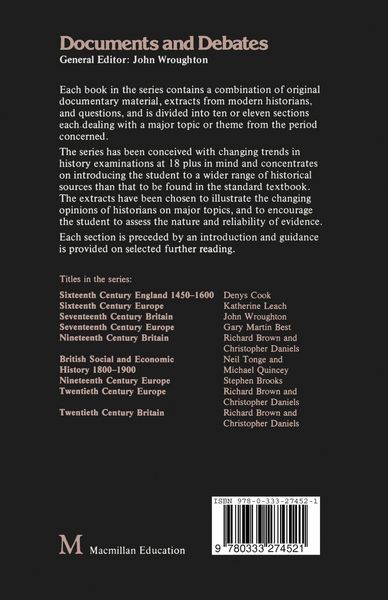 Produktbild: British Social and Economic History 1800&ndash;1900