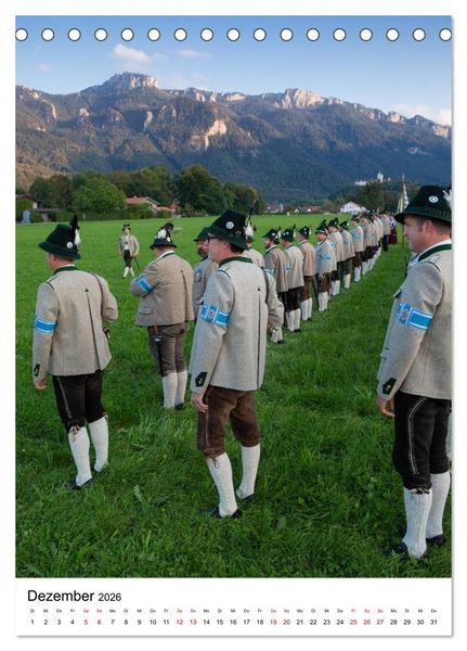 Produktbild: Bayerische Gebirgssch&uuml;tzen (Tischkalender 2026 DIN A5 hoch), CALVENDO Monatskalender