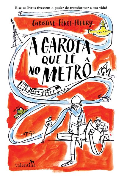 Produktbild: A garota que l&ecirc; no metr&ocirc;