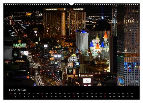 Produktbild: Las Vegas (Wandkalender 2026 DIN A2 quer), CALVENDO Monatskalender
