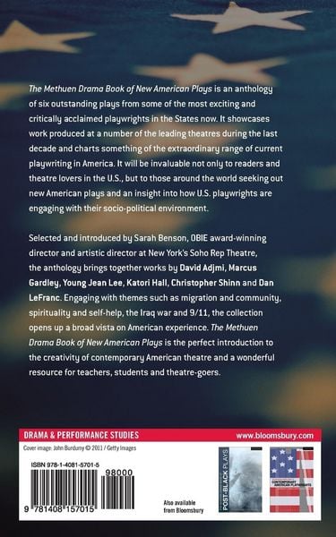 Produktbild: The Methuen Drama Book of New American Plays
