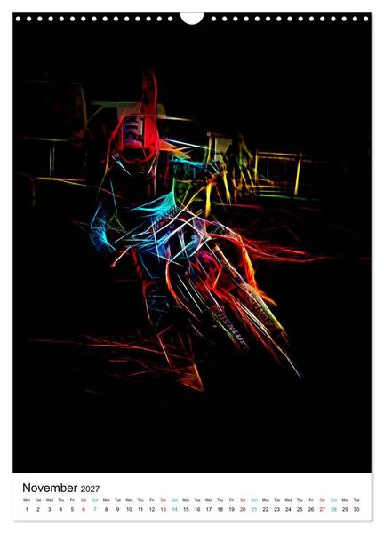 Produktbild: Electrifying Motorcross (Wall Calendar 2027 DIN A3 portrait), CALVENDO 12 Month Wall Calendar