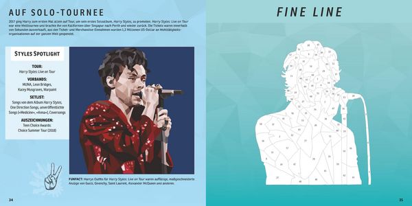 Produktbild: Tribute Edition Harry Styles Mosaik Stickerbuch
