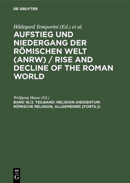 Produktbild: Religion (Heidentum: R&ouml;mische Religion, Allgemeines [Forts.])