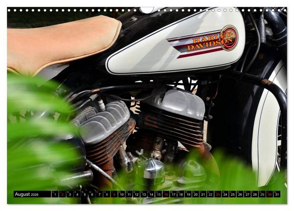 Produktbild: Harley Davidson WLA 750 (Wandkalender 2026 DIN A3 quer), CALVENDO Monatskalender