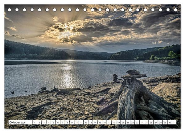 Produktbild: Magische Farbspiele der Natur (Tischkalender 2026 DIN A5 quer), CALVENDO Monatskalender