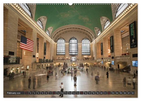 Produktbild: New York City favorites / UK-Version (High Quality Premium Wall Calendar 2026 DIN A2 landscape),CALVENDO 12 Month Wall Calendar