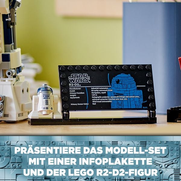 Produktbild: LEGO Star Wars 75379 R2-D2 Droide zum Bauen, Spielen und Ausstellen
