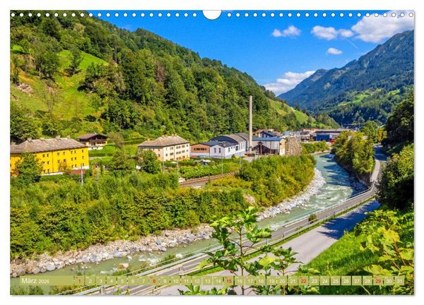 Produktbild: Es flie&szlig;t die Salzach (Wandkalender 2026 DIN A3 quer), CALVENDO Monatskalender