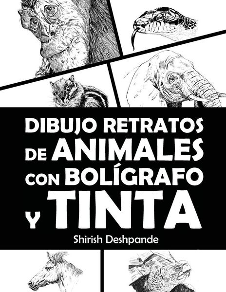 Produktbild: Dibujo retratos de animales con bol&iacute;grafo y tinta