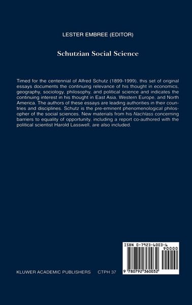 Produktbild: Schutzian Social Science