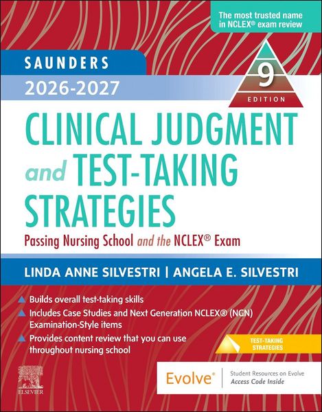 Produktbild: Saunders 2026-2027 Clinical Judgment and Test-Taking Strategies