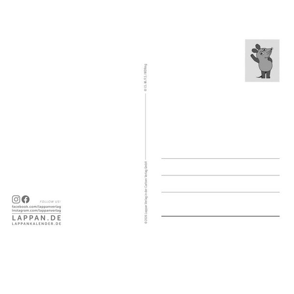 Produktbild: Der Kalender mit der Maus - Postkartenkalender 2027