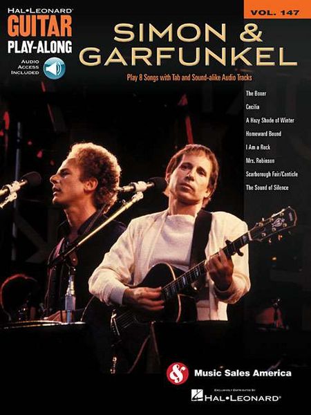 Produktbild: Simon and Garfunkel: Guitar Play-Along Vol. 147 for Guitar Play-Along Guitar Songbook with Online Audio and Tab Folk Pop Sheet Music Collection with Lyrics and Melody Arrangements