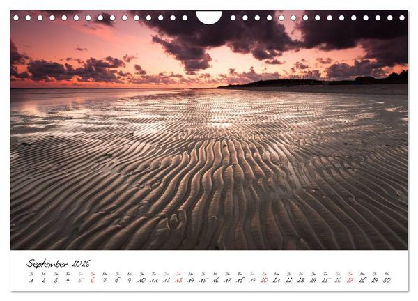 Produktbild: F&ouml;hrweh - Stimmungsvolle Nordsee Bilder (Wandkalender 2026 DIN A4 quer), CALVENDO Monatskalender