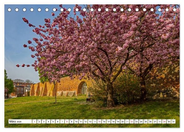 Produktbild: Wismarer Ansichten 2026 (Tischkalender 2026 DIN A5 quer), CALVENDO Monatskalender