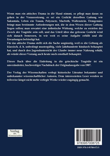 Produktbild: Die griechische Trag&ouml;die