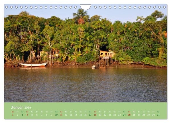 Produktbild: Am Amazonas (Wandkalender 2026 DIN A4 quer), CALVENDO Monatskalender