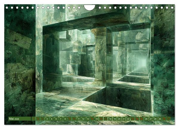 Produktbild: Architektonische Unm&ouml;glichkeiten (Wandkalender 2026 DIN A4 quer), CALVENDO Monatskalender