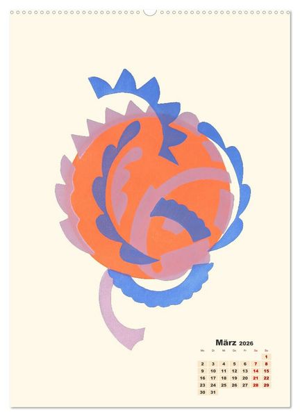 Produktbild: Serge Gladky - Blumen (hochwertiger Premium Wandkalender 2026 DIN A2 hoch), Kunstdruck in Hochglanz