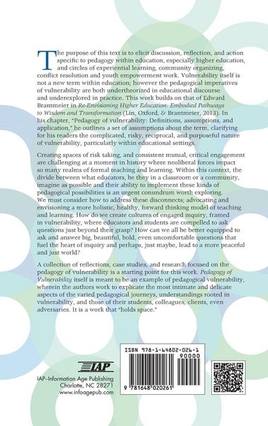 Produktbild: Pedagogy of Vulnerability (HC)