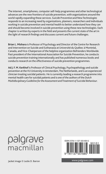 Produktbild: Suicide Prevention and New Technologies