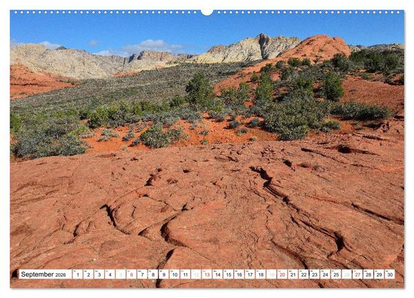 Produktbild: Naturwunder aus Stein im Westen der USA (Wandkalender 2026 DIN A2 quer), CALVENDO Monatskalender