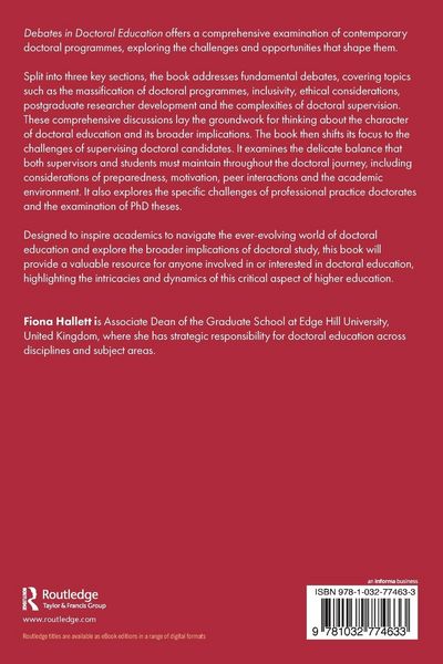 Produktbild: Debates in Doctoral Education