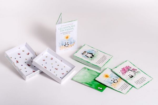 Produktbild: Gelassen wie ein Panda. 44 Achtsamkeits-Karten f&uuml;r jeden Tag