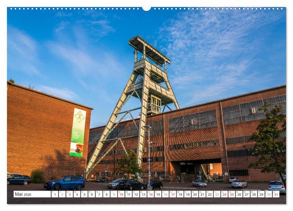 Produktbild: Die Zechen im Ruhrpott (hochwertiger Premium Wandkalender 2026 DIN A2 quer), Kunstdruck in Hochglanz