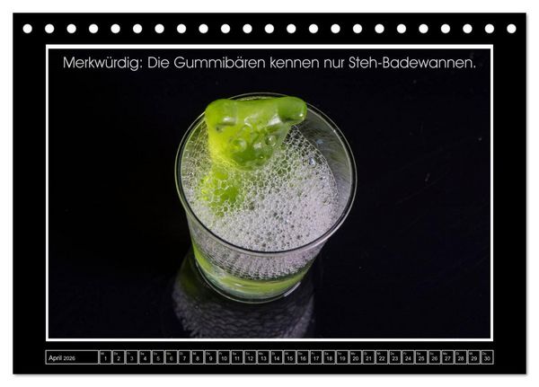 Produktbild: Wissenswertes aus der Welt der Gummib&auml;ren (Tischkalender 2026 DIN A5 quer), CALVENDO Monatskalender