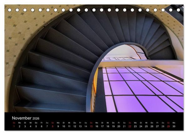 Produktbild: Faszination Treppen (Tischkalender 2026 DIN A5 quer), CALVENDO Monatskalender